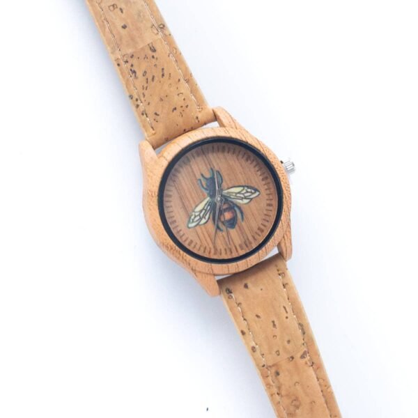 Vintage korkarmbandsur dam – Bee Dial WA-303 | Corkadia - Image 4