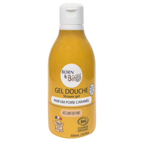 Naturligt duschgel med päron och karamell – 300 ml