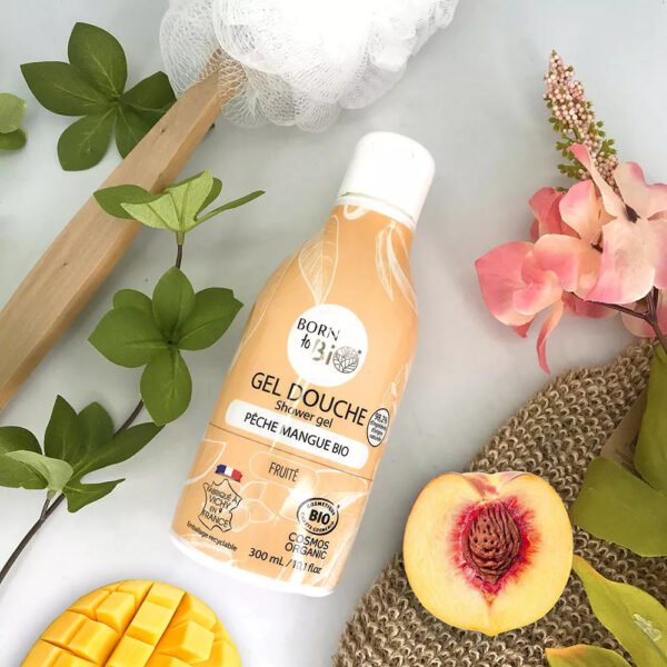 Duschgel persika & mango – Ekologiskt - Image 3