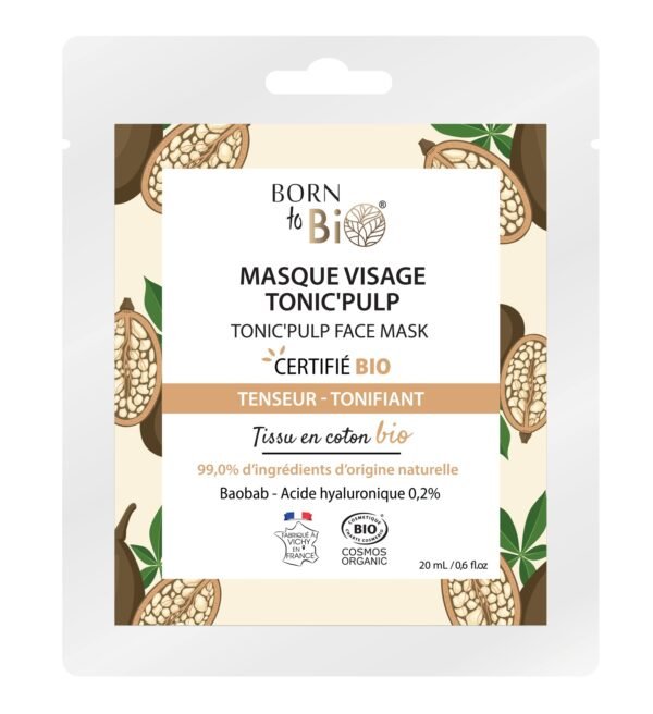 Bio ansiktsmask med hyaluronsyra och baobab