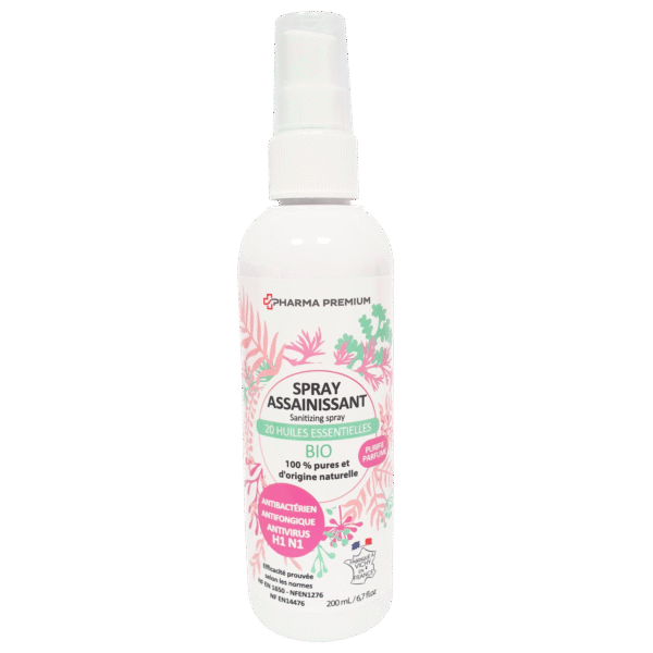 Ekologisk rumsspray med 20 eteriska oljor