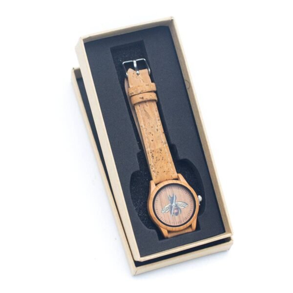 Vintage korkarmbandsur dam – Bee Dial WA-303 | Corkadia - Image 2