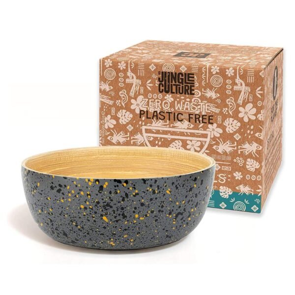 Bambuskål servering 18cm – Handgjord - Image 4