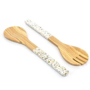 Bambubestick sallad set – Serveringsset