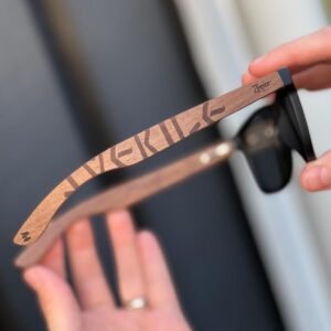 Eyewood | Engraved wooden sunglasses - Viking Runes - Sweden