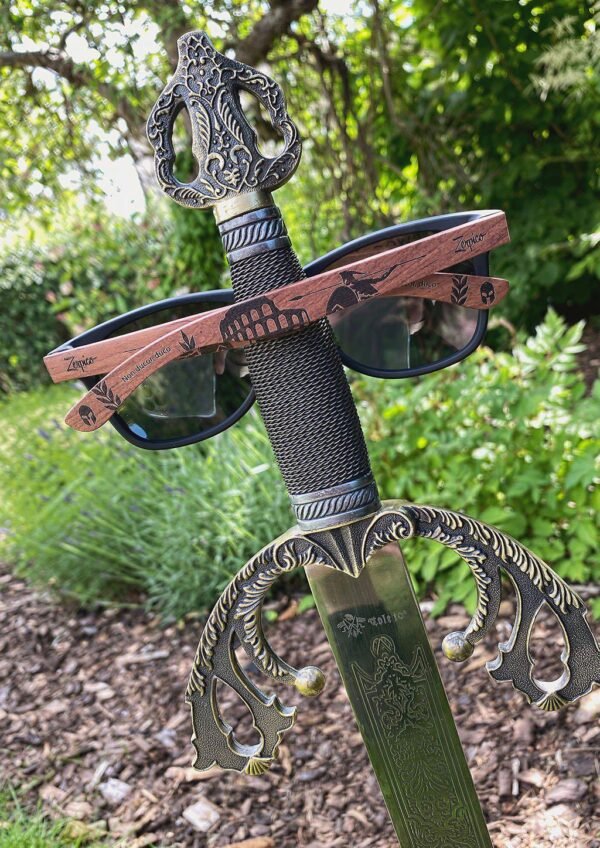 Romerska solglasögon i trä – Eyewood Gladiator - Image 5