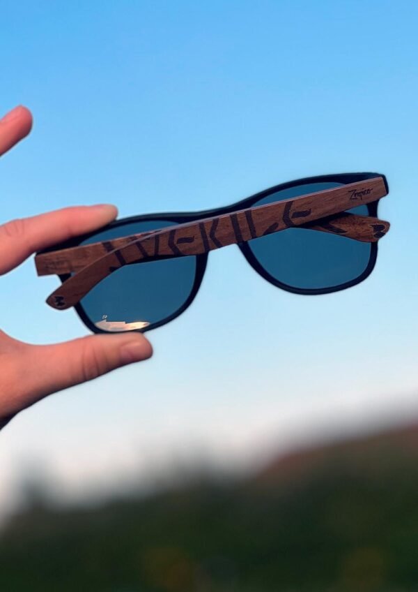 Eyewood | Engraved wooden sunglasses - Viking Runes - Sweden - Image 4