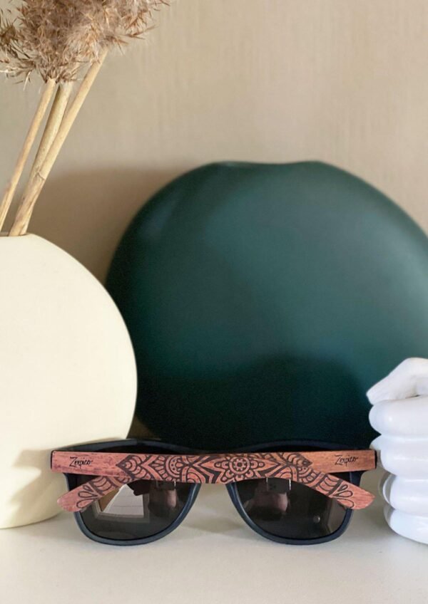 Mandala solglasögon i trä – Handgjorda från Eyewood - Image 4