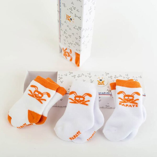 Baby sockor i Ekologisk Bomull – 3-pack - Image 3