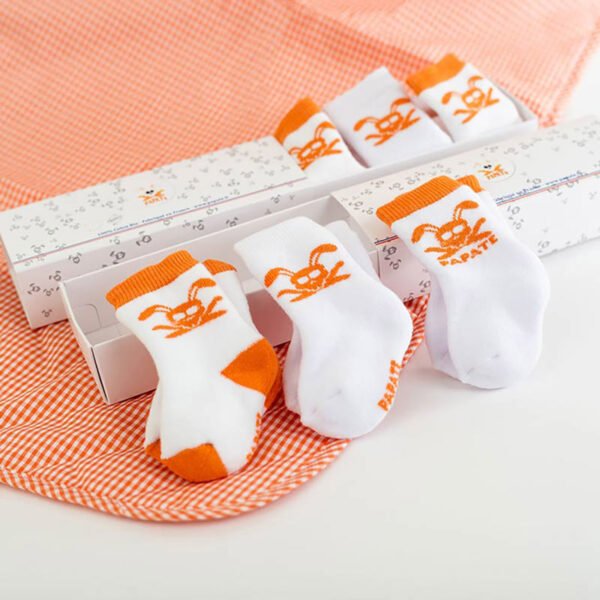 Baby sockor i Ekologisk Bomull – 3-pack - Image 2