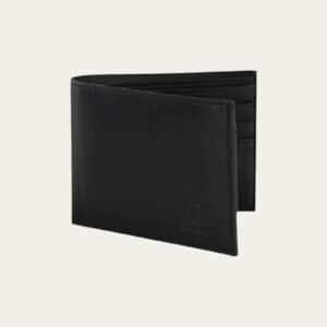 RFID herrplånbok i svart Apple Leather